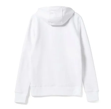 Толстовка с капюшоном на молнии унисекс King, белая