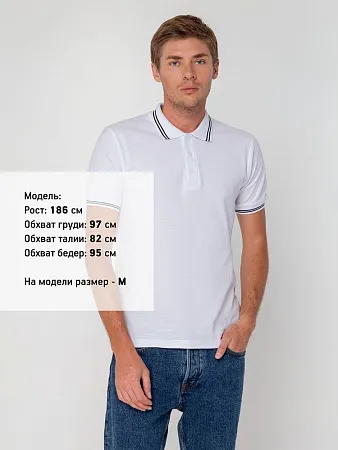 Рубашка поло Virma Stripes, белая