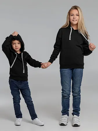 Толстовка с капюшоном детская Kirenga Kids, серый меланж
