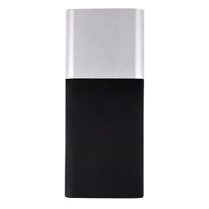 Универсальное зарядное устройство "Black gun"(10000mAh),черный с серебристым,6,2х14,5х1,7см, пластик