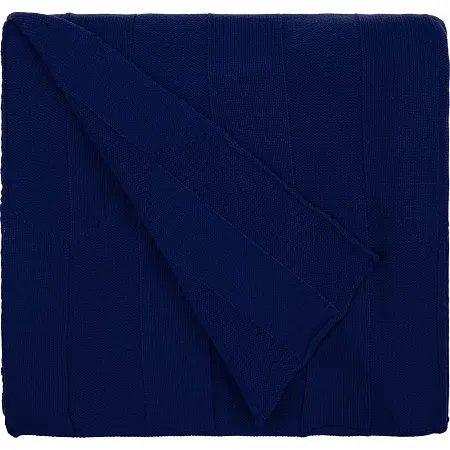 Плед Rombus, темно-синий (сапфир)