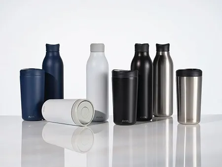 Термобутылка Avira Alok из переработанной стали RCS, 600 мл