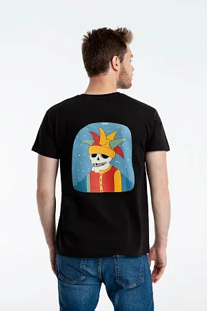 Футболка «Шут», черная