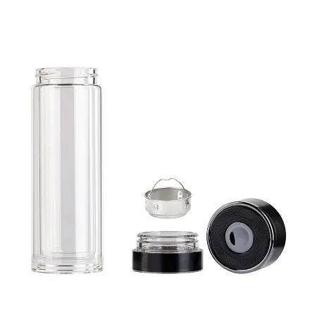 Заварочный термос "Press" 400 мл, серебристый