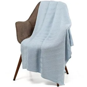 Плед Locus Solus, темно-синий (лазурный)