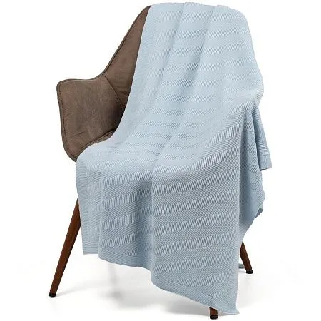 Плед Locus Solus, темно-синий (лазурный)