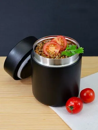 Термос для еды Food Track, черный