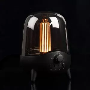 Беспроводная колонка с подсветкой soundFlicker, черная