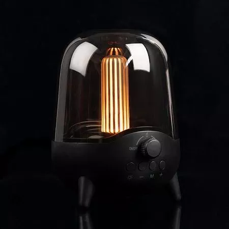 Беспроводная колонка с подсветкой soundFlicker, черная