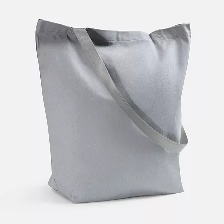 Шопер B5, серый с серыми ручками