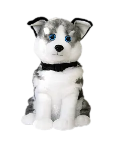 МЯГКАЯ ИГРУШКА ХАСКИ 700 ГР (4)