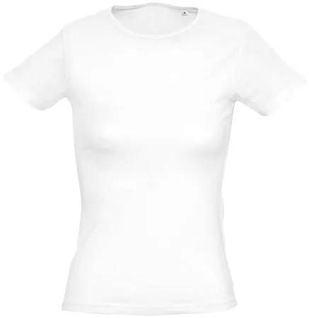 Футболка стретч женская MIAMI 170 белая