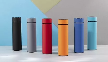 Термос "Бостон" с индикацией температуры, soft touch, 0,5л.