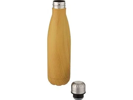 Бутылка Cove с вакуумной изоляцией и деревянным принтом