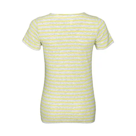 Футболка MILES WOMEN серая с желтым