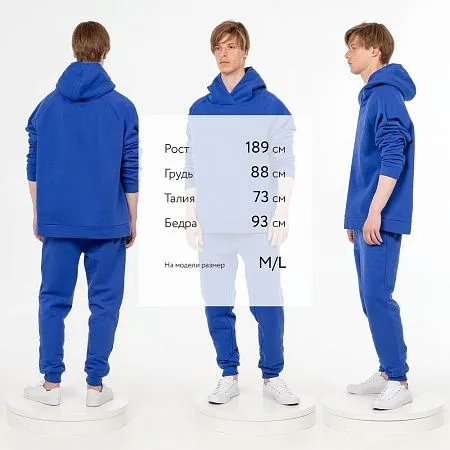 Худи унисекс H1, черное