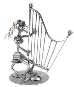 Чарующие звуки арфы Фигурки из металла HINZ & KUNST