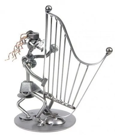 Чарующие звуки арфы Фигурки из металла HINZ & KUNST