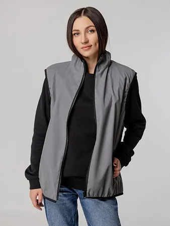 Жилет двусторонний Manifest из светоотражающей ткани, серый