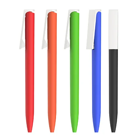 Ручка шариковая "Clive", синий, покрытие soft touch