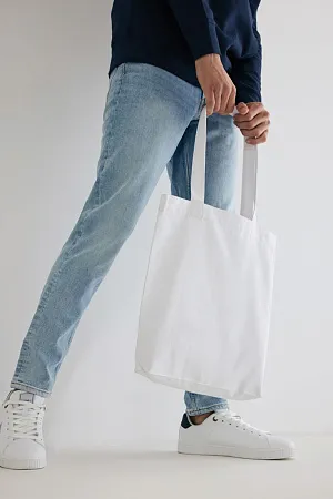Сумка-шоппер Impact с плоским дном из переработанного хлопка AWARE™, 145 г