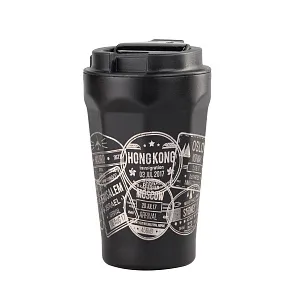 Термостакан "Legend_Вояж" 390 мл с индикацией температуры, покрытие пудра