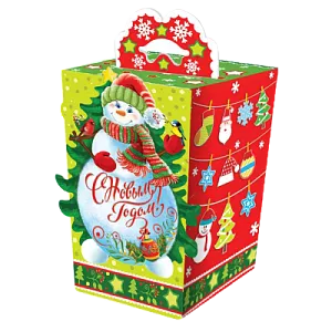 №3 СНЕГОВИКИ 500 грамм новогодний подарок классический