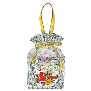 МЕШОЧЕК НА ПОЛЯНКЕ перламутровый метал до 1400 г (14)