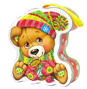 №4 ЖЕСТЕБАНКА МИШУТКА 700 грамм новогодний подарок классический