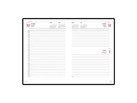 Ежедневник А5 датированный Leader на 2025 год