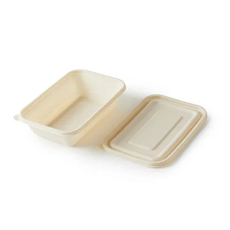 Контейнер с крышкой из кукурузного крахмала,  1000 мл 