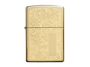 Зажигалка ZIPPO Venetian® с покрытием High Polish Brass