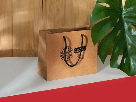 Пакет подарочный Kraft S