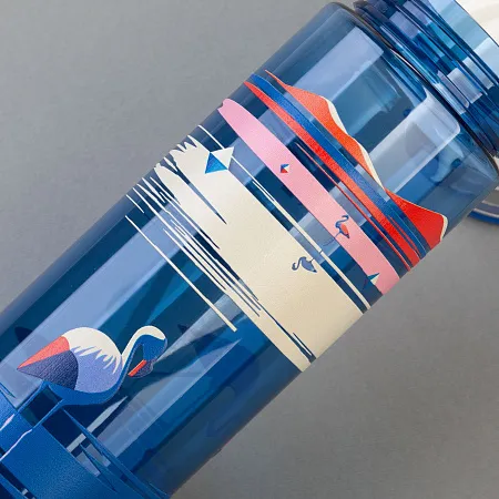 Бутылка для воды "Vita" 600 мл, темно-серая