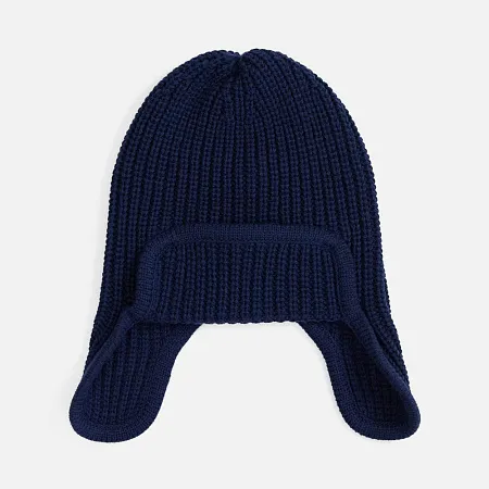 Шапка-ушанка Catch Match, темно-синяя