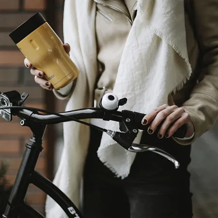 Термостакан Tumbler 350, вакуумный, черный