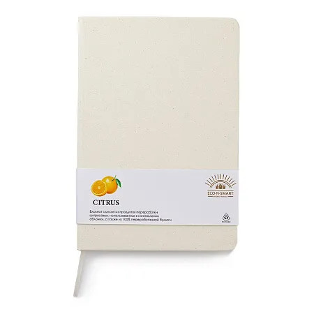 Блокнот из растительного сырья Tutti Frutti, вишнёвый