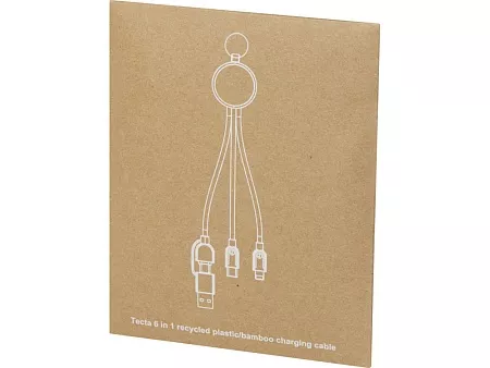 Кабель для зарядки Tecta 6 в 1 с брелком