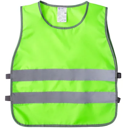 Жилет светоотражающий детский Spotlight, желтый неон