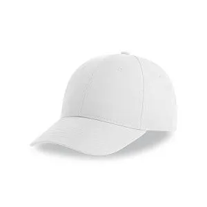 Бейсболка RECY SIX, белый, 6 клиньев, 100 % переработанный полиэстер, липучка