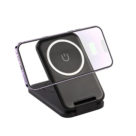 Складная беспроводная (15W) зарядная станция "Slap" с MagSafe
