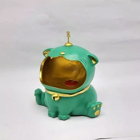 Статуэтка хранитель Кот большой, белый