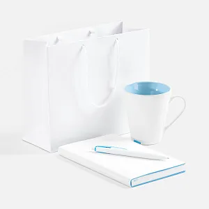 Набор White Shall Simple, голубой