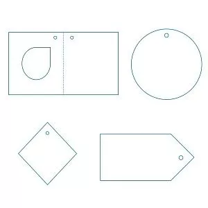 Этикетка картонная на заказ Carta, М