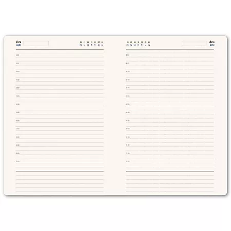 Ежедневник недатированный Linnie, А5, темно-зеленый, кремовый блок