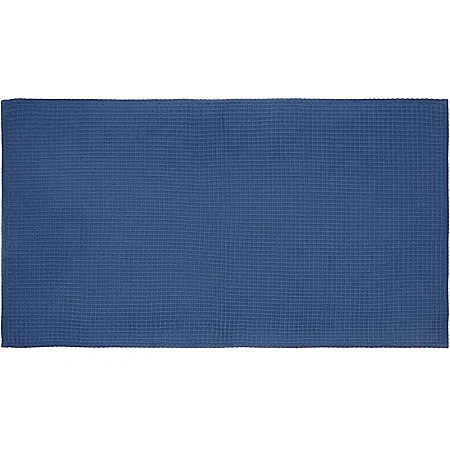 Полотенце вафельное Gentle, большое, темно-синее