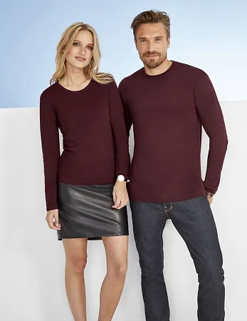 Футболка с длинным рукавом MONARCH 150, красная