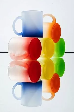 Кружка Grade Fade для сублимационной печати, матовая, красная