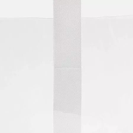 Шопер Clear Fest, ver.2, прозрачный с белыми ручками