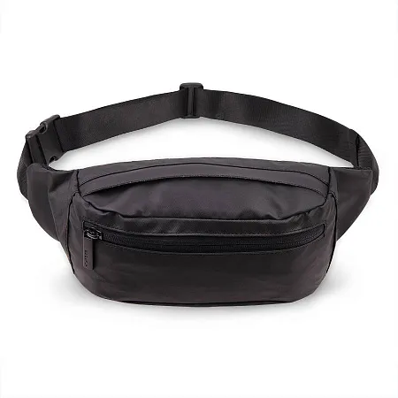 Сумка на пояс "Siri", черный, 37х25х14 см, 100% полиэстер 